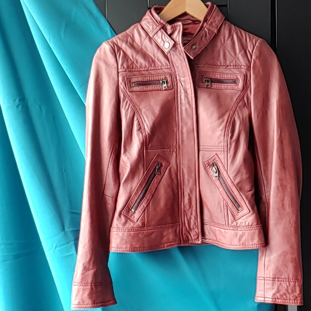 Esprit Lambskin Biker Jacket